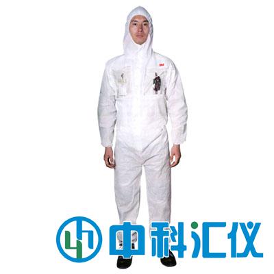 3M 4515TW 白色帶帽連體防護服(Type5&6類防護)