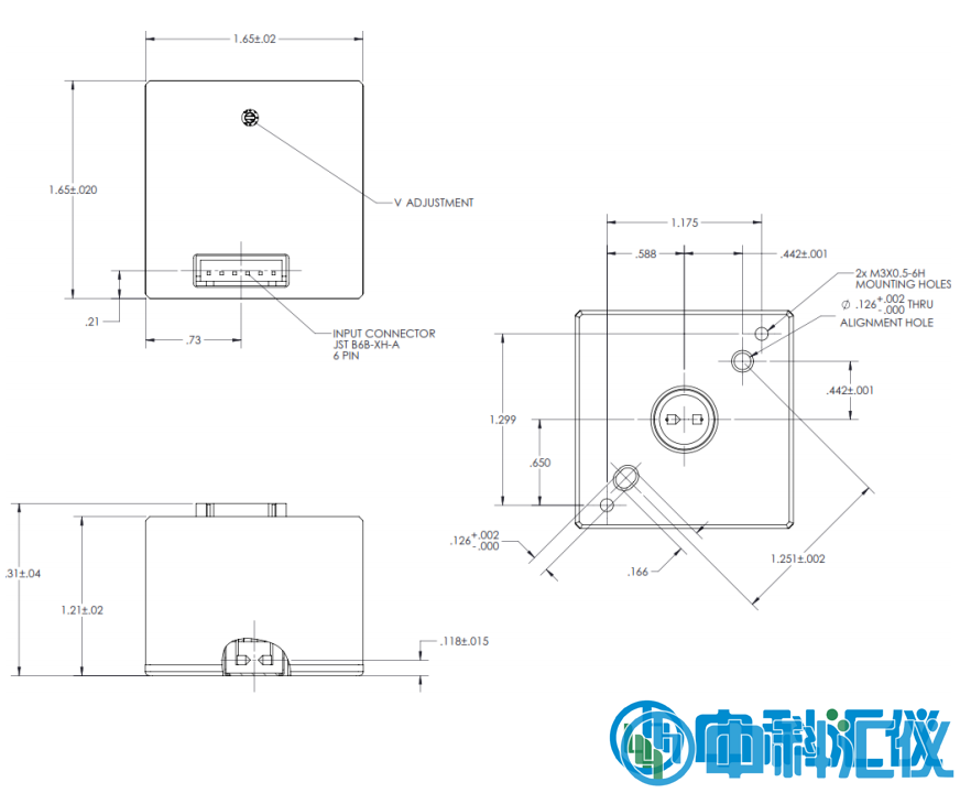 美國Excelitas μPAX-3 2W脈沖氙光源尺寸.png