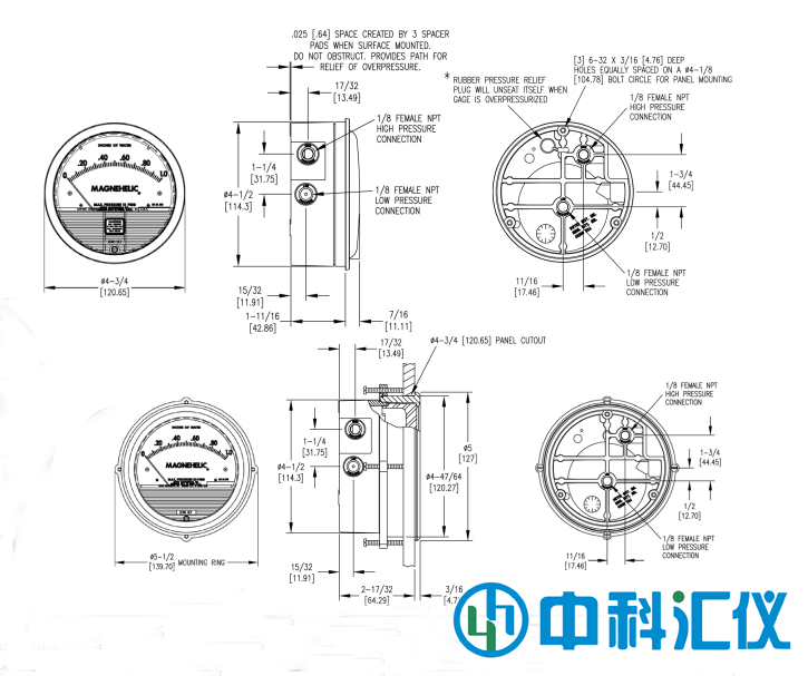 美國Dwyer 2000系列Magnehelic微差壓表尺寸.png
