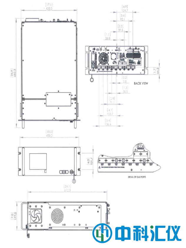 英國(guó)Servomex仕富梅 SERCOPRO Chroma(K4000)微量氣體分析儀尺寸.png